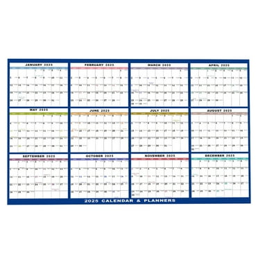 Gealach 2025 Reusable Wall Calendar, Monthly Planner, Dry Erase Laminated, 12 Months,