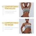 thumbnail image 5 of Camisole Ladies Top Suspend Glitter Crop Tops Sequined Sequins Short Aluminum Sheet Women's, 5 of 6