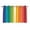 Multicolor, variant on Rainbow Striped Kitchen Curtains Small Short 39 Inch Length, Colorful Gradients Modern Abstract Art Grommet Bedroom Living Room Curtains, Light Filtering Cafe Curtain Drapes 2 Panels Set 55''x39''