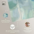 thumbnail image 4 of Lilly Pad Abstract I Canvas Coastal Farmhouse Wall Art by Art Remedy, Gallery Wrapped, 40" x 40", 4 of 7