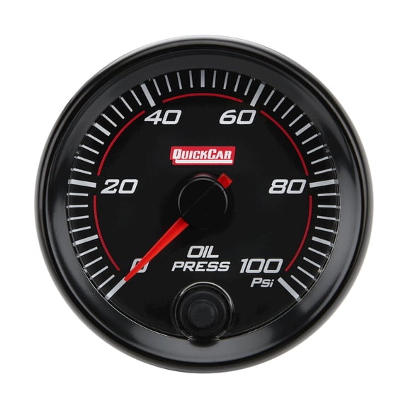 Quickcar Racing Products Redline Gauge Oil Pressure