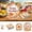 Orange, variant on YHAICO Disposable Tableware Kit Disposable Tableware for Wedding 20pcs Snowflakes Red Christmas Year Theme Party Disposable Decorative Tableware Paper Set