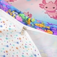 thumbnail image 4 of Meiyoeat Cartoon Sea Salamander Bedding, Cartoon Ocean Animal Duvet Cover Full, Pink Blue,3pcs,No Comforter, 4 of 6