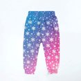 thumbnail image 2 of BFHHYA Kids' Christmas Printed Sweatpants Boys Girls Fleece Elastic-Waist Drawstring Cuffed Joggers Casual Sports Pants (2-13Y), 2 of 3