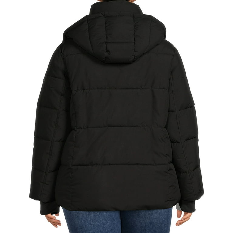 BCBG Paris Women's and Women's Plus Cloud Puffer Coat with Hood, Sizes S-3X  - Walmart.com
