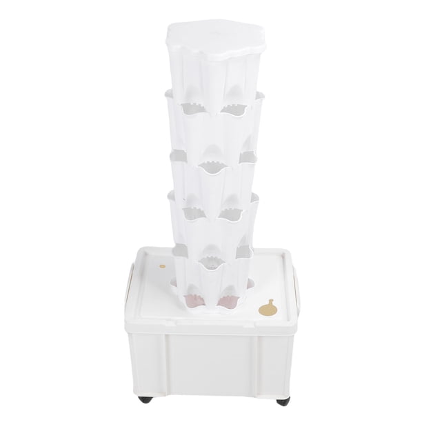 Torre Hidropónica, 30 Macetas Torre Del Cultivo Hidroponía, Torre De Hidroponía Con Tanque Grande, Torre Vertical De Jardín Hidropónico, Kit De Germinación