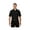 BLACK, variant on Men's DRYTEC Performance Pocket Polo Shirt, Style DG150P