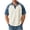 Blue3#13317KK, variant on Hearthz Mens T-Shirts Denim Patchwork Raglan Mens Short Sleeve Shirt Collared Button Down Shirt Men with Pocket Blue XL
