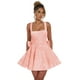 thumbnail image 1 of Vestido de bienvenida Dessiny con lentejuelas rosas brillantes, talla grande, 1 of 6