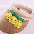 thumbnail image 3 of Otqutp 2 to 9Years Children Headwear Summer Children Kids Baby Boys Girls Cartoon Fruit Visors Sun Hat Beach Caps Swim Pool, 3 of 6