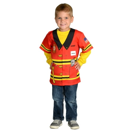 My 1st Career Gear Firefighter Top, One Size Fits Most, Ages 3-6