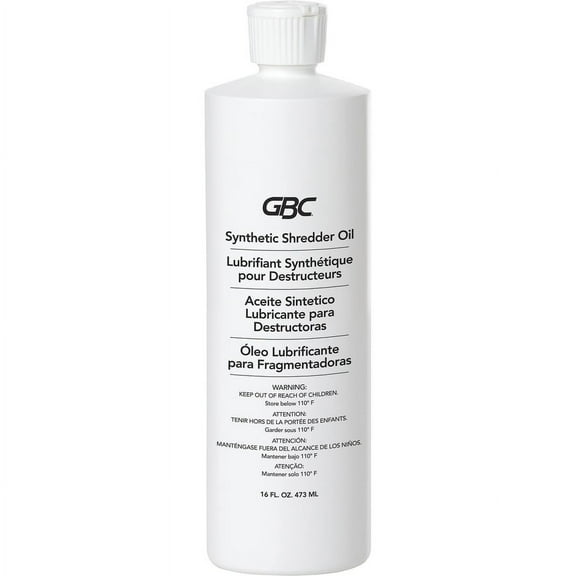 GBC Shredder Oil - 16 oz | Bundle of 5 Each