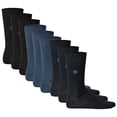 thumbnail image 1 of TOM TAILOR Paquete de 9 Calcetines para Hombres - Básico, unicolor Negro/azul/azul marino 43-46, 1 of 7