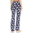 thumbnail image 2 of P.J. Salvage Womens Elephants Pajama Lounge Pants, Blue, Medium, 2 of 2