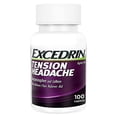 thumbnail image 3 of (2 pack) Excedrin Tension Headache Relief Caplets Without Aspirin for Head, Neck and Shoulder Pain Relief - 100 Count, 3 of 5