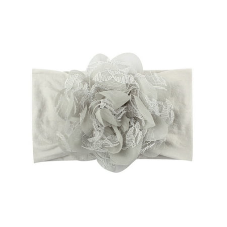

Toddler Baby Headbands Lace Flower Hair Accessories Cute Soft Elastic Hair Bands For Kids