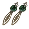 thumbnail image 2 of St. Patrick's Day Unique Vintage Copper Crown-Shaped Bookmarks - Set of 2, Stainless Steel Reading Accessories for Book Lovers and Readers, 2 of 5