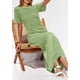 thumbnail image 4 of Vestido PRETTYGARDEN 2025 Verano Maxi Calado Verde Menta XXL, 4 of 6