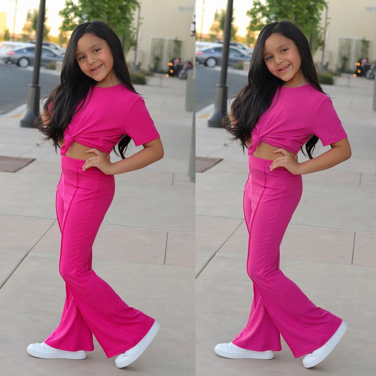 pink pant shirt