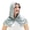 Grey, variant on Cool Hoodie Towel Cooling Hoodie Towel Soft High Elastic Sweat Absorption UV Protection Quick Drying Sweat Towel Neck Wrap Cooling Towel Cooling Hoodie