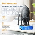 thumbnail image 2 of Farm Innovators Signature Series 3QT Heated Pet Bowl with Steel Insert, 2 of 9