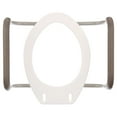 thumbnail image 4 of Carex Raised 3.5" Toilet Seat with Handles, Standard Elongated Toilets, Handicap, Seniors, 250lb Capacity, 4 of 10
