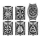 thumbnail image 3 of Cuentas vikingas para el cabello, cuentas tubulares, rastas para barbas, colgantes y pulseras para el cabello, accesorios para el cabello con nudos DIY. Plata, 3 of 8