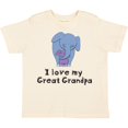 thumbnail image 3 of Inktastic I Love My Great Grandpa Elephant Boys or Girls Toddler T-Shirt, 3 of 5