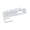 White, variant on PCs 119Key Transparents Jelly Keycaps MAO Profile For Mechanical Keyboard Comfortable And Stylish Typing Experiences