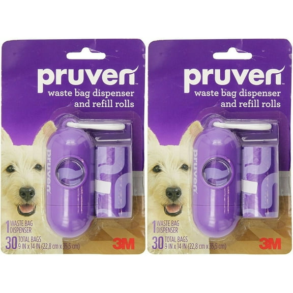 Pet Dog Waste Bags for Poop Removal Disposal with Dispenser and Leash Clip