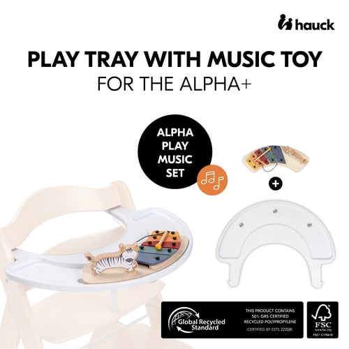 Alpha Play Music Set accessory for Hauck Alpha+ Adjustable Wooden High Chair Set
