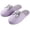 Lilic, variant on Women’s Waffle-Stripes & Bow Indoor Slippers – Plush Fleece Lined Slip-On House Shoes with Non-Slip Weather-Resistant Outsole