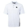 thumbnail image 2 of Men's Cutter & Buck White Denver Broncos Big & Tall Virtue Eco Pique Tile Print Recycled Polo, 2 of 3