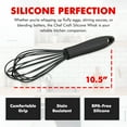 thumbnail image 3 of Chef Craft Premium Silicone Wire Cooking Whisk, 10.5 inch, Black, 3 of 8