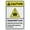Warning Sign 4, variant on Caution Testing In Progress Wear Eye Ear Protection Funny Vintage Tin Sign 8"x12" - Wall Art Decor Iron Poster for Home Farmhouse Bar Cafe Yard, Indoor Outdoor Testing Sign