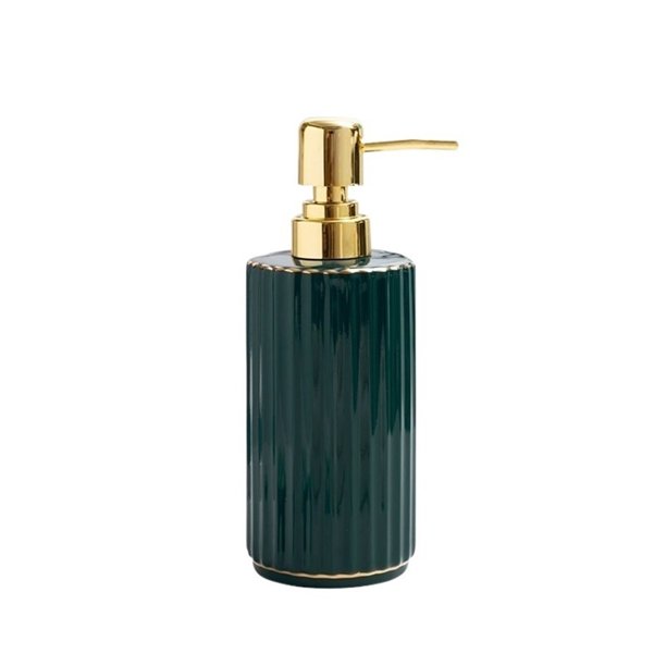 Dispensador de jabón for encimeras de baño y cocina, ideal for lociones, aceites esenciales y jabones líquidos.
