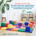thumbnail image 5 of ECR4Kids SoftZone Patchwork Folding Activity Play Mat, 58in Square, Baby Essentials, Assorted, 5 of 10