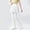 White, variant on Mwjwdo Big Kids Girls Two In One Flare Skirt Pants, Solid UV Protection Micro Flare Pants, Cute Fake Two Piece Bottoms Purple 130