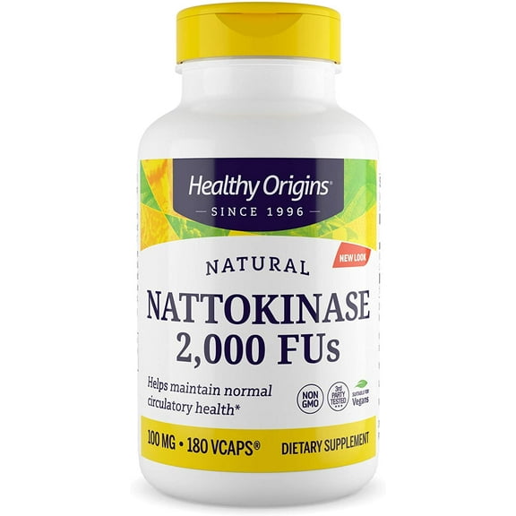 Healthy Origins Nattokinase 2000 FUs 100 mg - 180 Vcaps