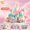 NO.1, variant on HUIQIBAO Dream Princess Castle House Model Building Blocks DIY City Dreamy Flower Castle Decorative Construction Bricks Toys