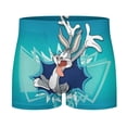 thumbnail image 4 of Looney Tunes Bugs Bunny Mens Boxer Briefs Active Stretch Breathable Underwear, Comfortable Gym Boxer Briefs, 4 of 7
