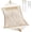10.5FT with Pillow, variant on PETGLE Traditional Rope Double Hammock - Hand Woven Cotton Hammock with Hardwood Spreader Bar and Pillow 450lb Capacity for Outdoor Indoor Patio Yard - Brown