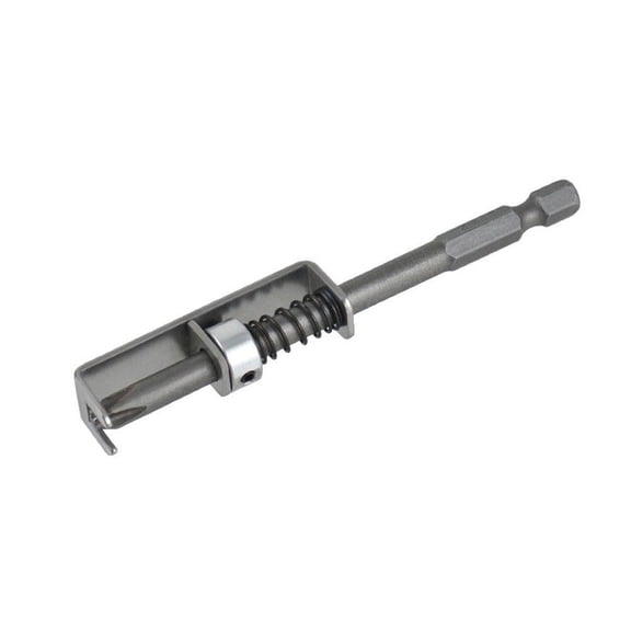 Spring Loaded Screw Holder Bit for Mechanics Electricians DIY Repair Single Hand Operation Universal Screw Retaining Tool for Secure Screw Handling