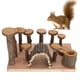 thumbnail image 4 of Cuadrado de madera para hámster escaleras molienda de escalones suministros para mascotas hamaca patio de recreo para mascotas de hámster Octpeak Otros, 4 of 8