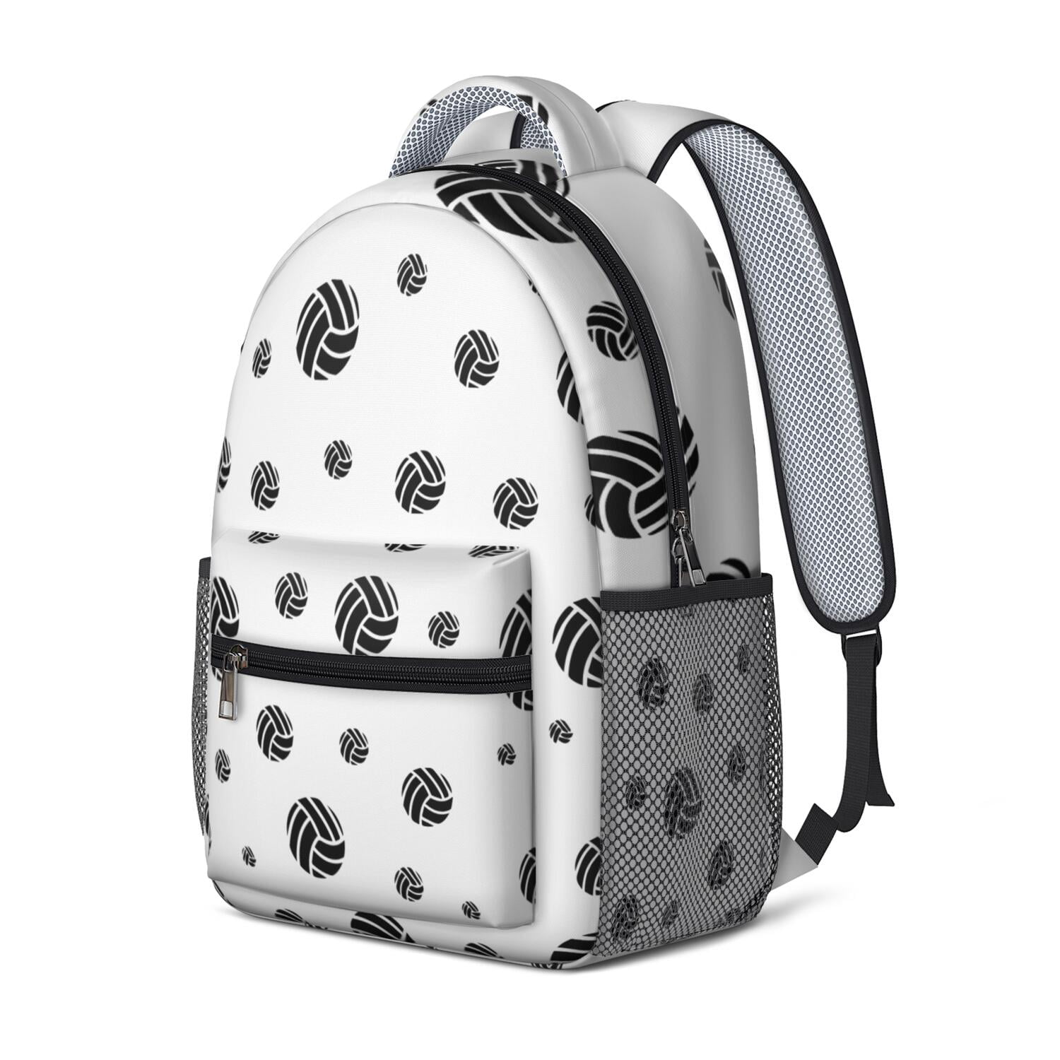 Sports Competition Print Backpack for Teens - Waterproof & Lightweight Student Backpack - Breathable Shoulder Straps for Baseball, Soccer, Football