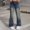 Blue, variant on Dpytoraw Teen Girls Fashion Stretch Flare Denim Jeans, Stylish Casual Pants with Comfort Fit for Daily Wear Blue Size 8-9 Years