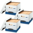 thumbnail image 6 of (5 pack) Bankers Box Stor/File Medium-Duty - Letter/Legal, White 3 Pk, 6 of 7