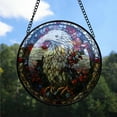 thumbnail image 2 of Personalized Bald Eagle Suncatcher Stained Glass, Bald Eagle Gifts for Women, Bald Eagle for Windows, Bald Eagle Window Hangings with Chain and Hook sRZBd0, 2 of 5