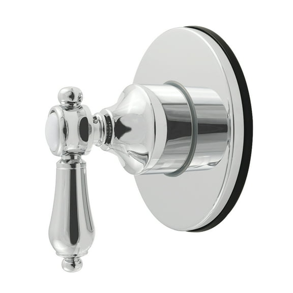 Kingston Brass KS4031BAL Heirloom Single-Handle Six-Way Diverter Valve with Round Trim Kit, Polished Chrome
