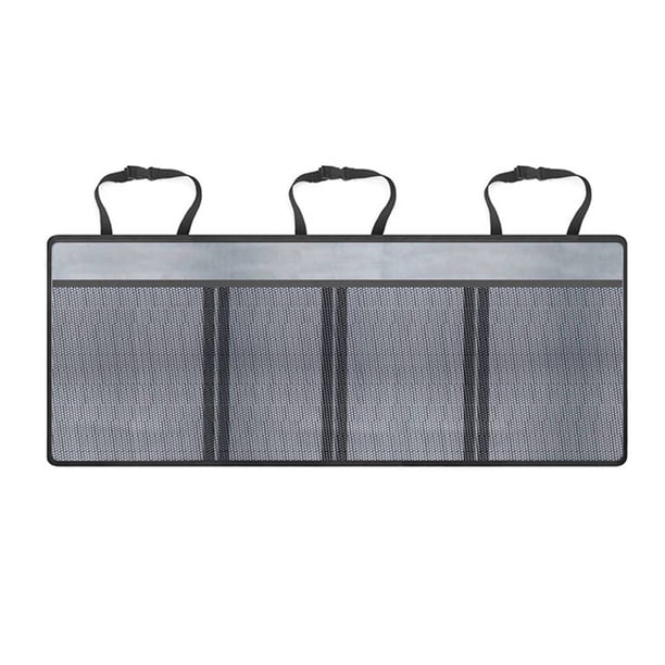 Speravity Bolsa de almacenamiento para asiento trasero de coche, redes colgantes múltiples, bolsa de bolsillo para maletero, organizador, almacenamiento Ventana automotriz Normal vergraut Speravity CZ9208-06